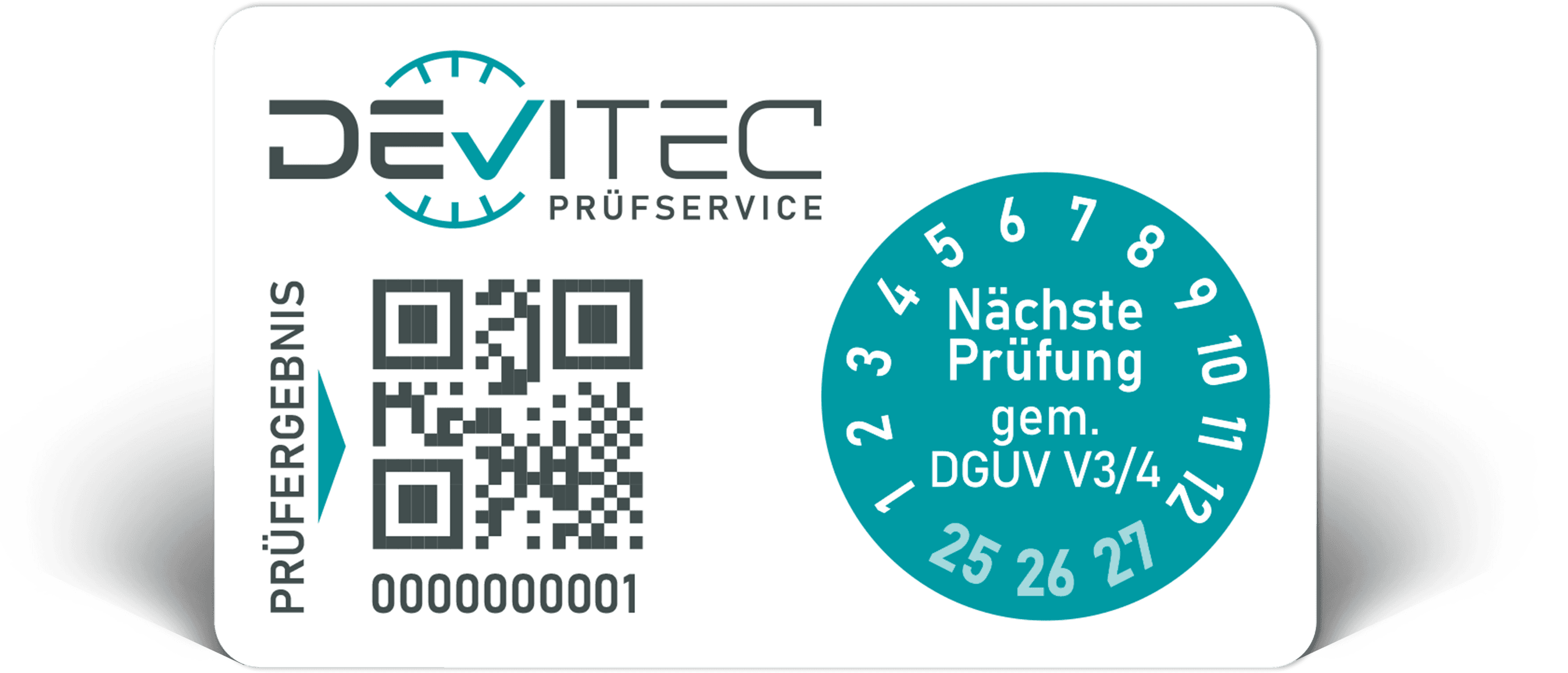 Prüfplakette